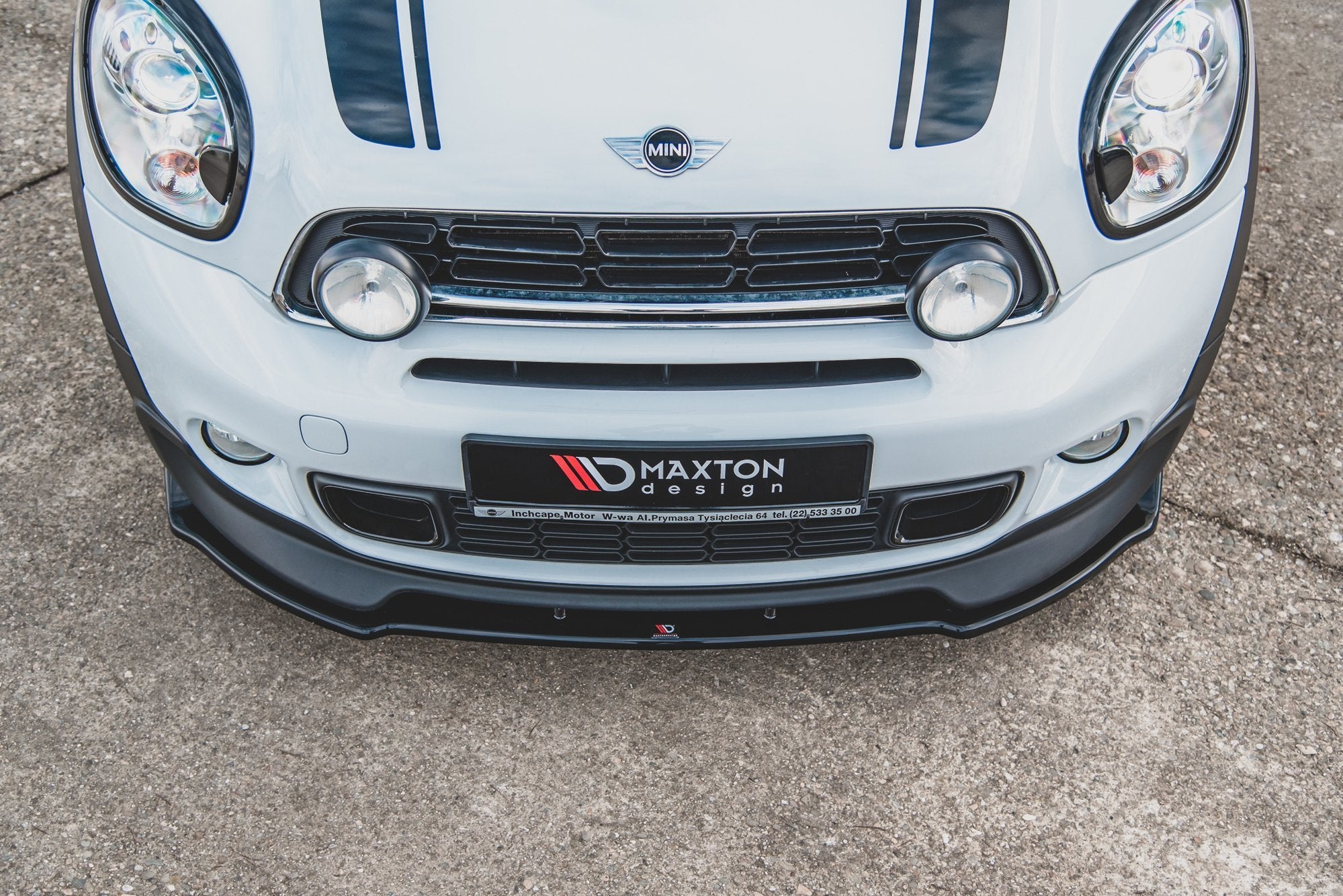 Front-Splitter-Mini-Countryman-MK1-JCW---Gloss-Black