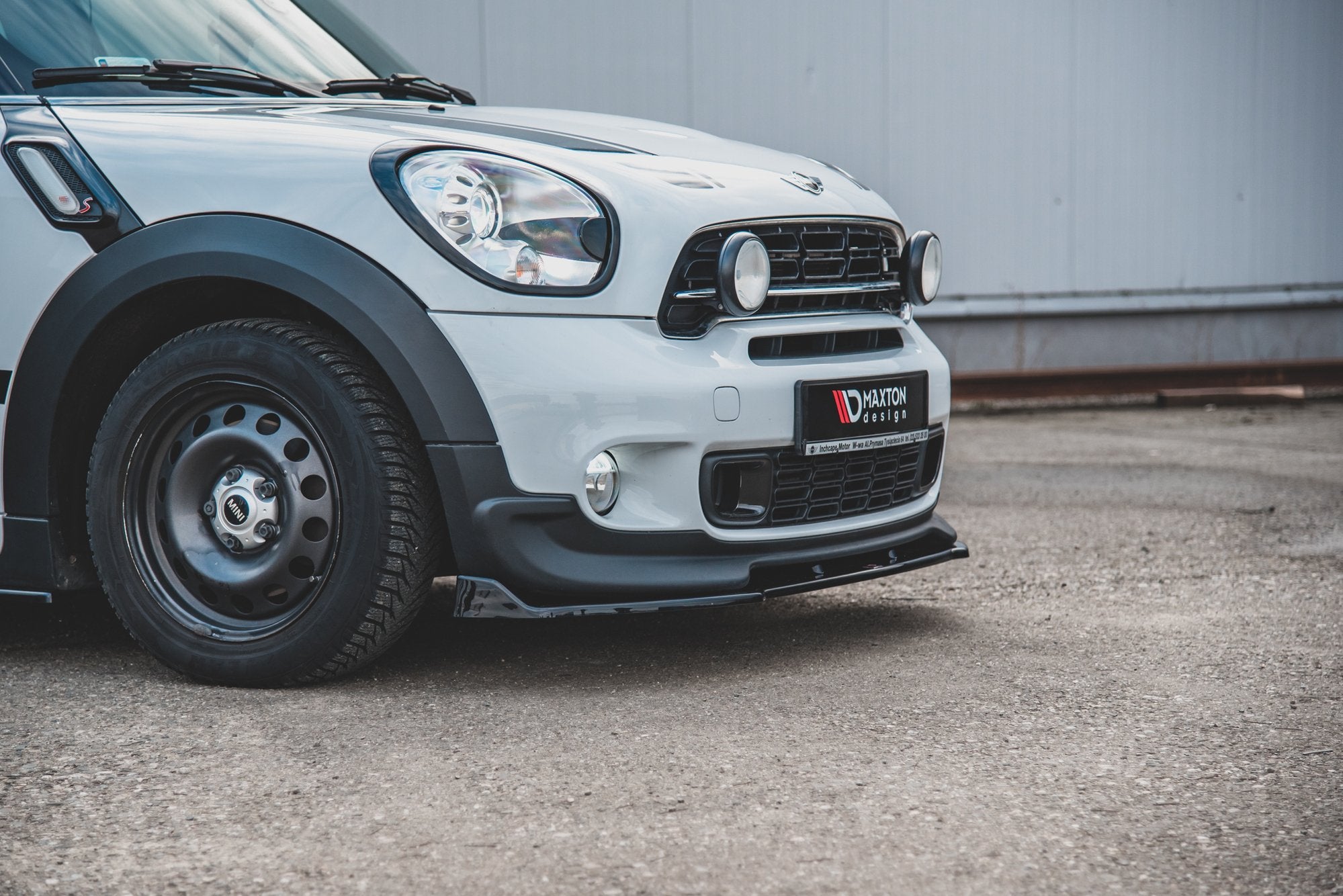 Front-Splitter-Mini-Countryman-MK1-JCW---Gloss-Black