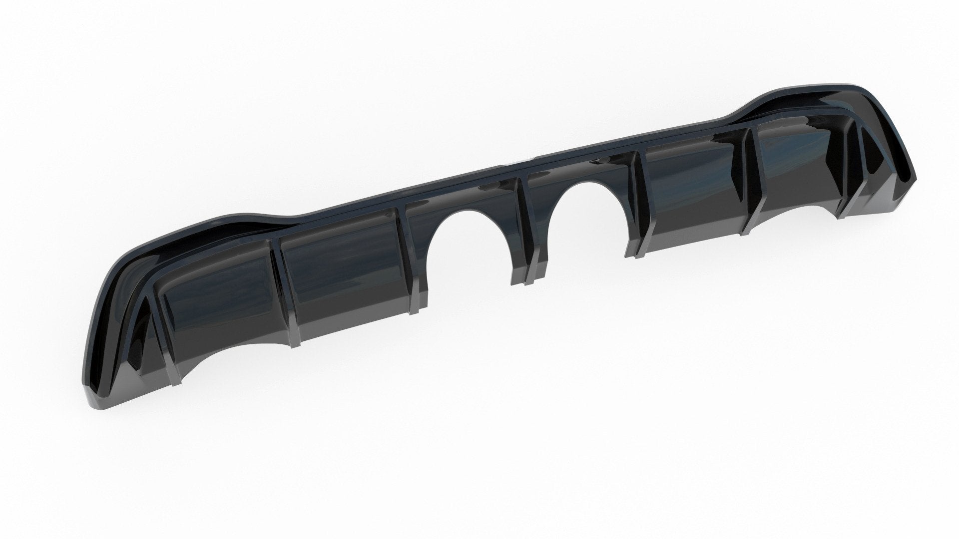 Rear-Valance-(R32-Look)-With-Exhaust-VW-Golf-8-Incl.-Exhaust