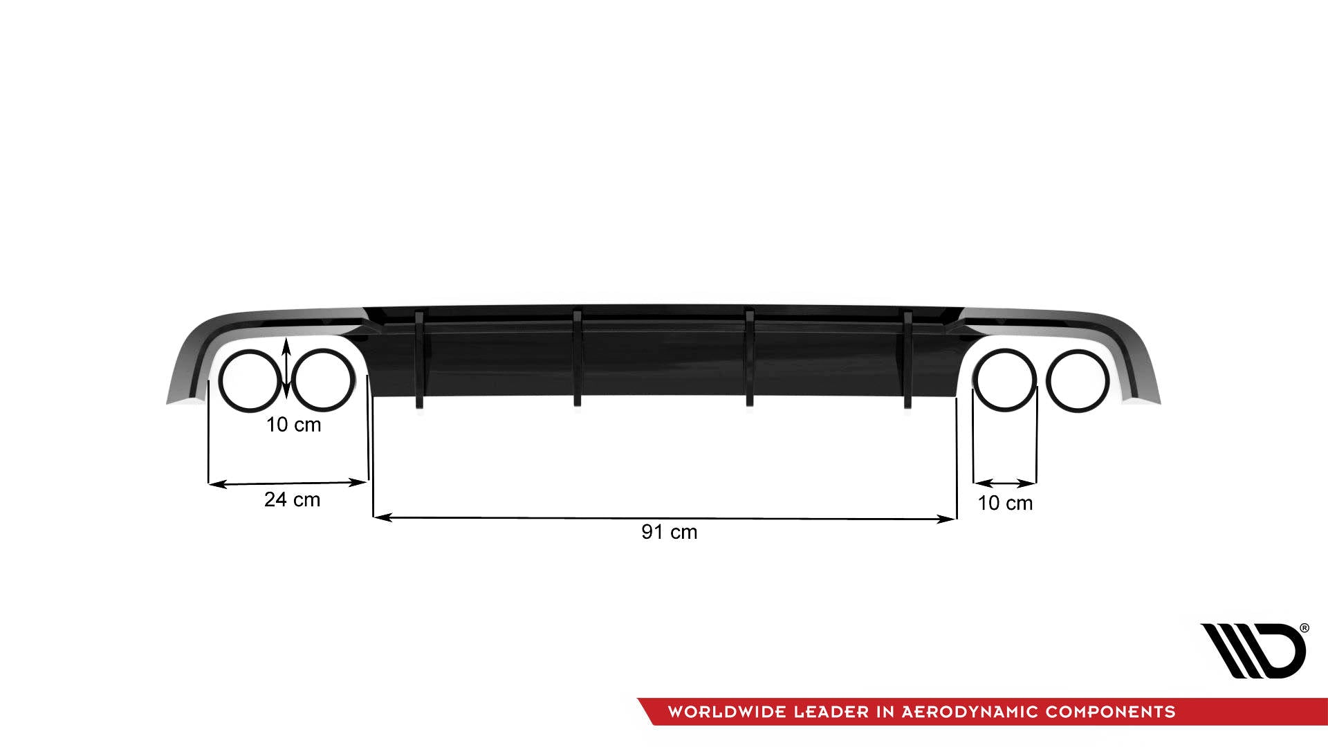 Rear-Valance-Audi-S6-/-A6-S-Line-C7-FL---Gloss-Black