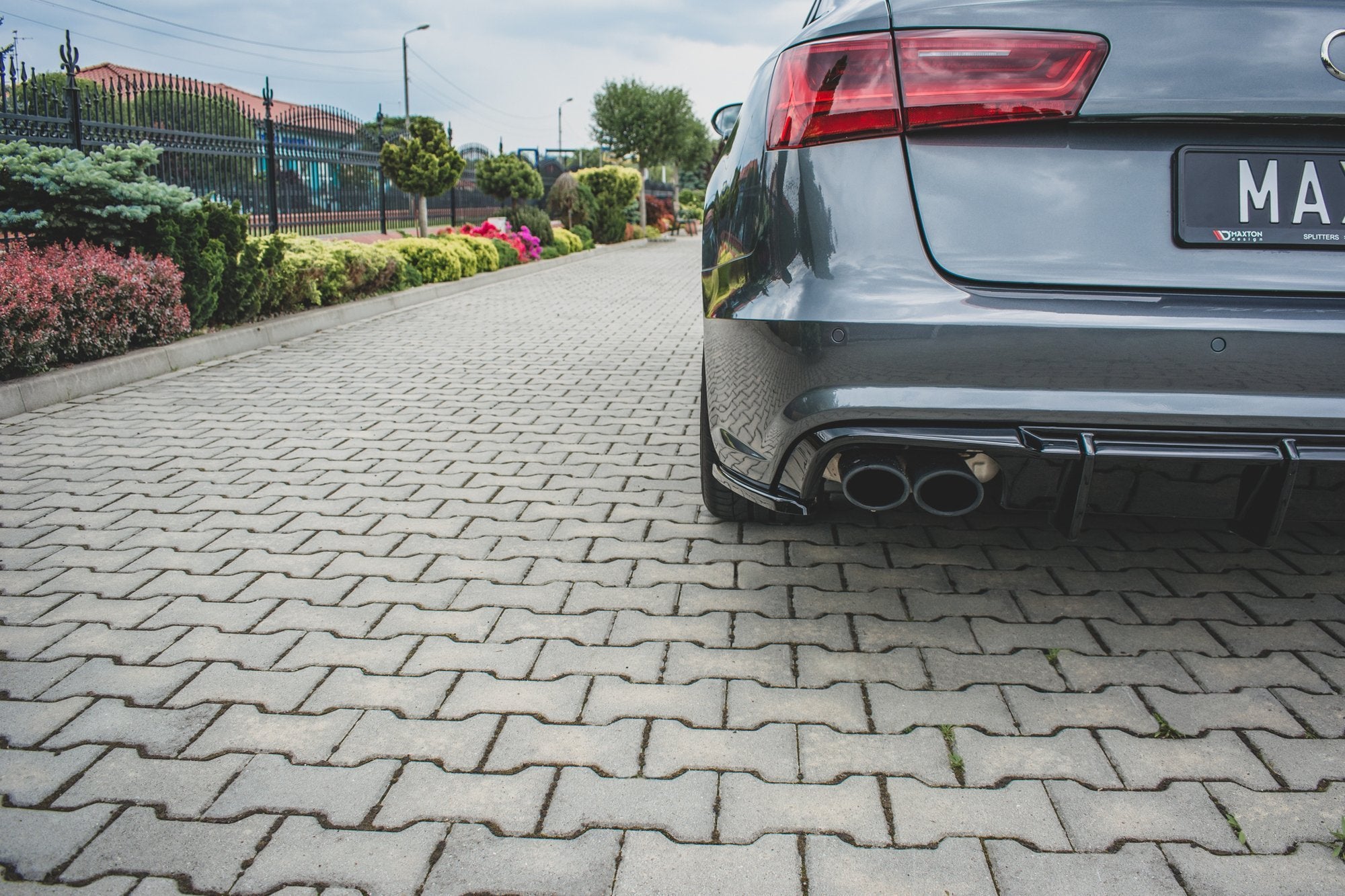 Rear-Side-Splitters-Audi-S6-/-A6-S-Line-C7-FL---Gloss-Black