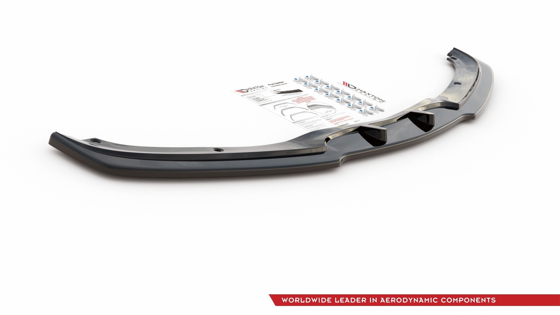 Front-Splitter-V.2-BMW-3-E90/E91-Facelift---Gloss-Black