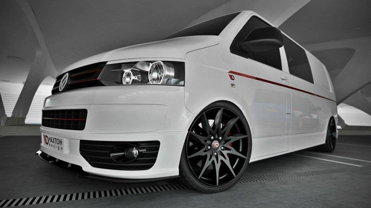 Front-Splitter-VW-T5-Sportline---Gloss-Black