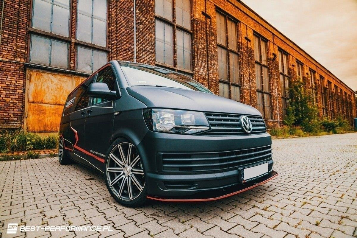 Volkswagen-T6-Front-Splitter-V.1---Gloss-Black