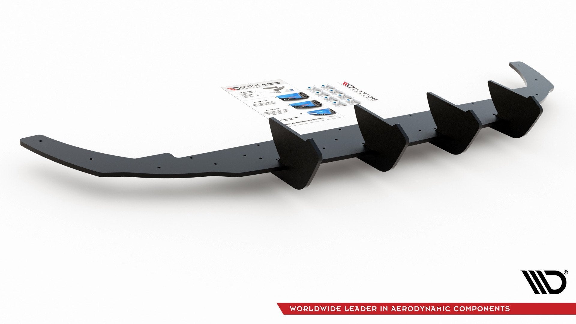 Racing-Durability-Rear-Diffuser-V.1-VW-Golf-8---Red-Line