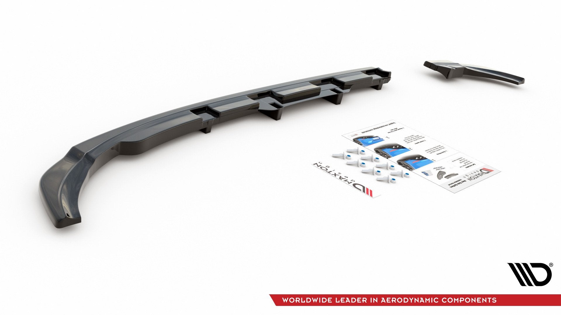 Central-Rear-Splitter-(With-Vertical-Bars)-VW-Polo-6-GTi-MK6