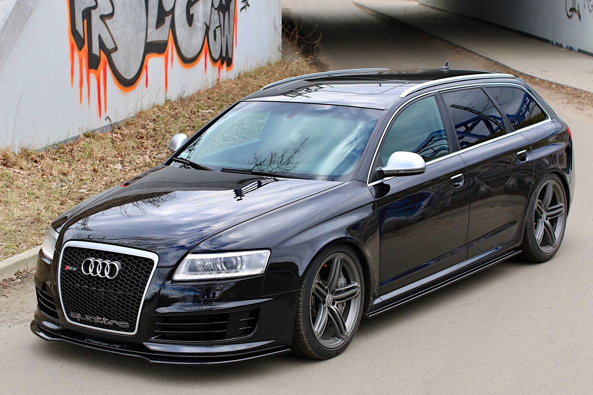 Side-Skirts-Diffusers-Audi-RS6-C6---Gloss-Black