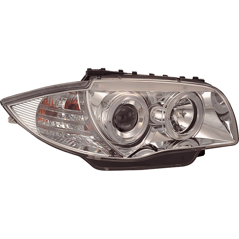 BMW-1-E87/E81/82/88-04-11-Headlights-Angel-Eyes-Chrome