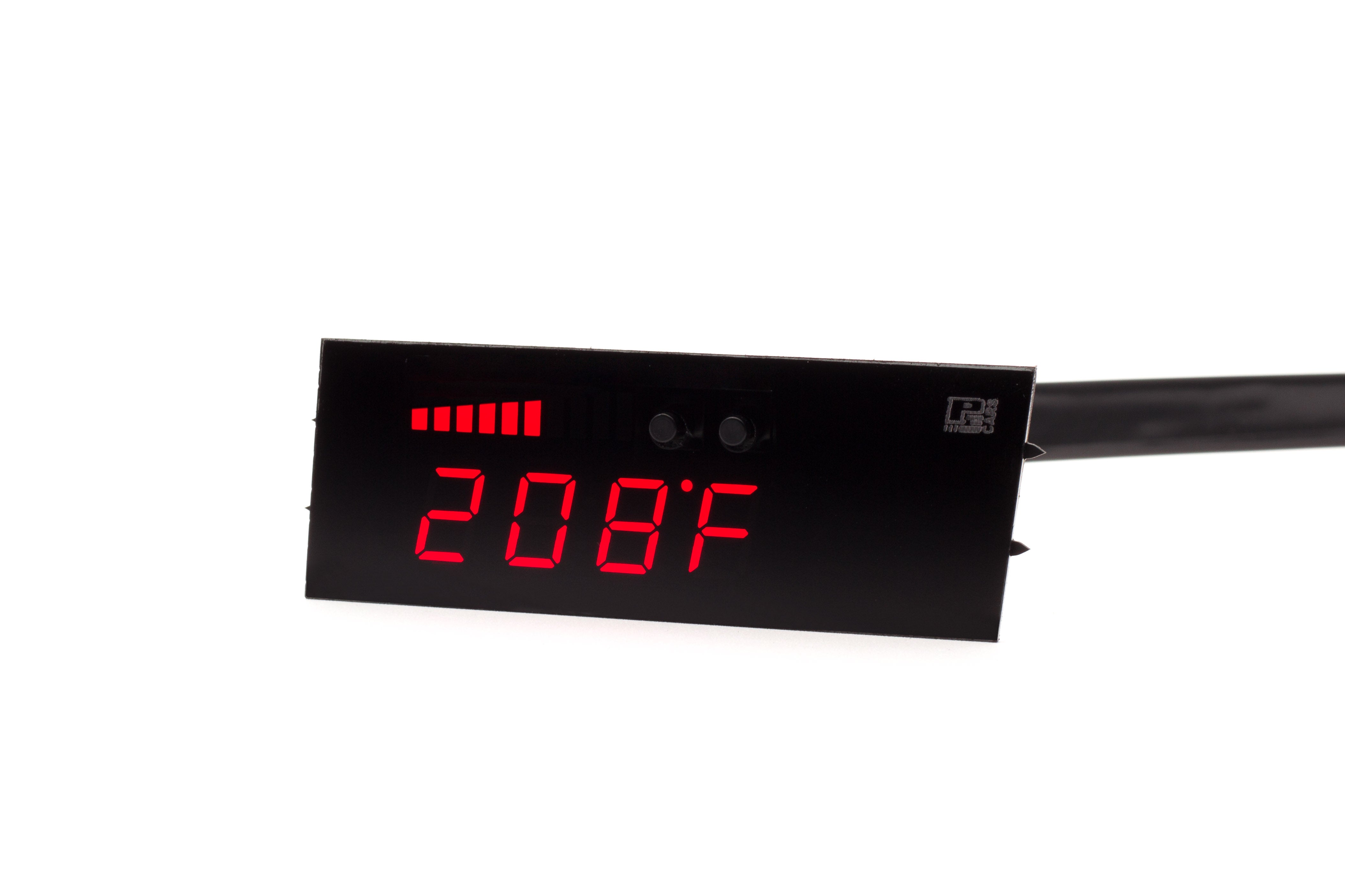 P3 V3 OBD2 - Audi B7 Gauge (2006-2008) Without Vent Red Bars / Red Digits