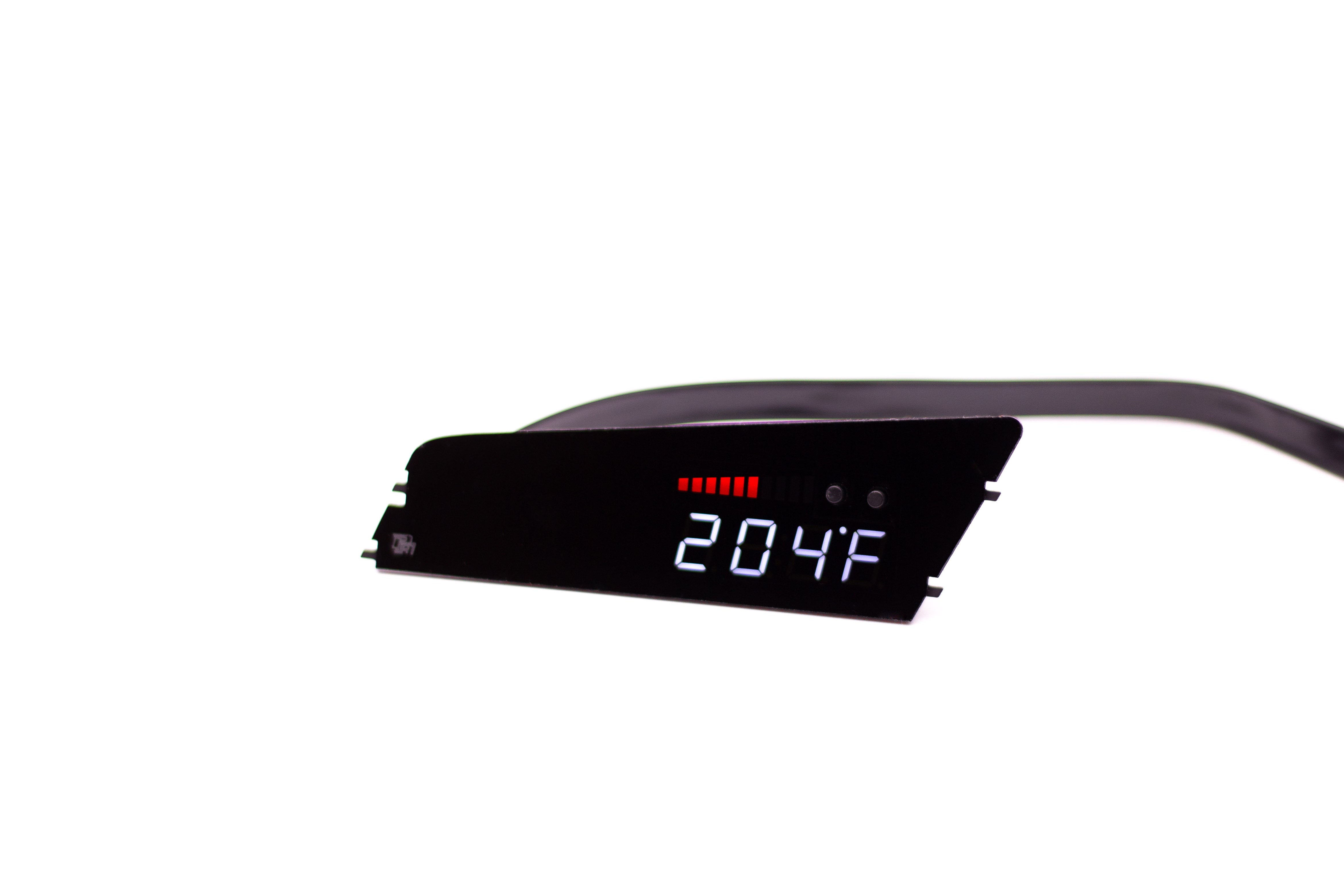 P3 V3 OBD2 - VW Mk7 Jetta Gauge (2019+) Without Vent Red Bars / White Digits