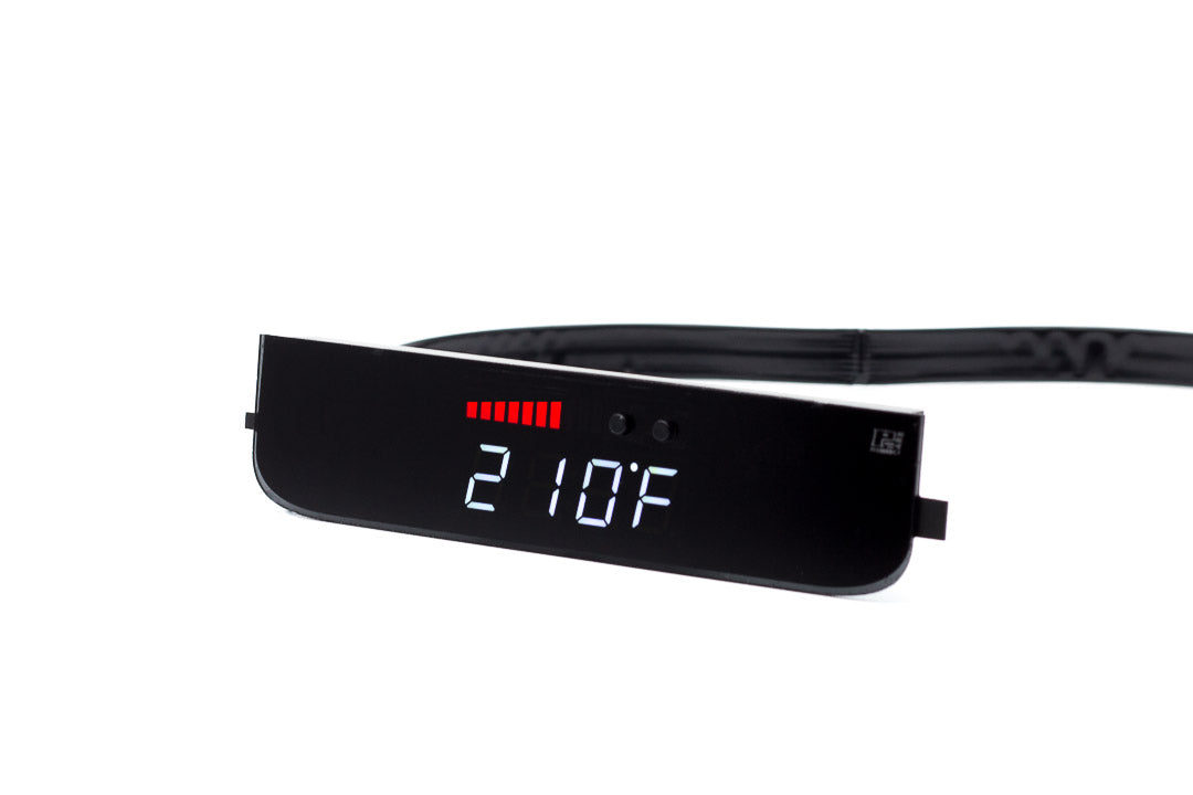 P3 V3 OBD2 - VW Golf Mk6 Gauge (2009-2014) Without Vent Red Bars / White Digits