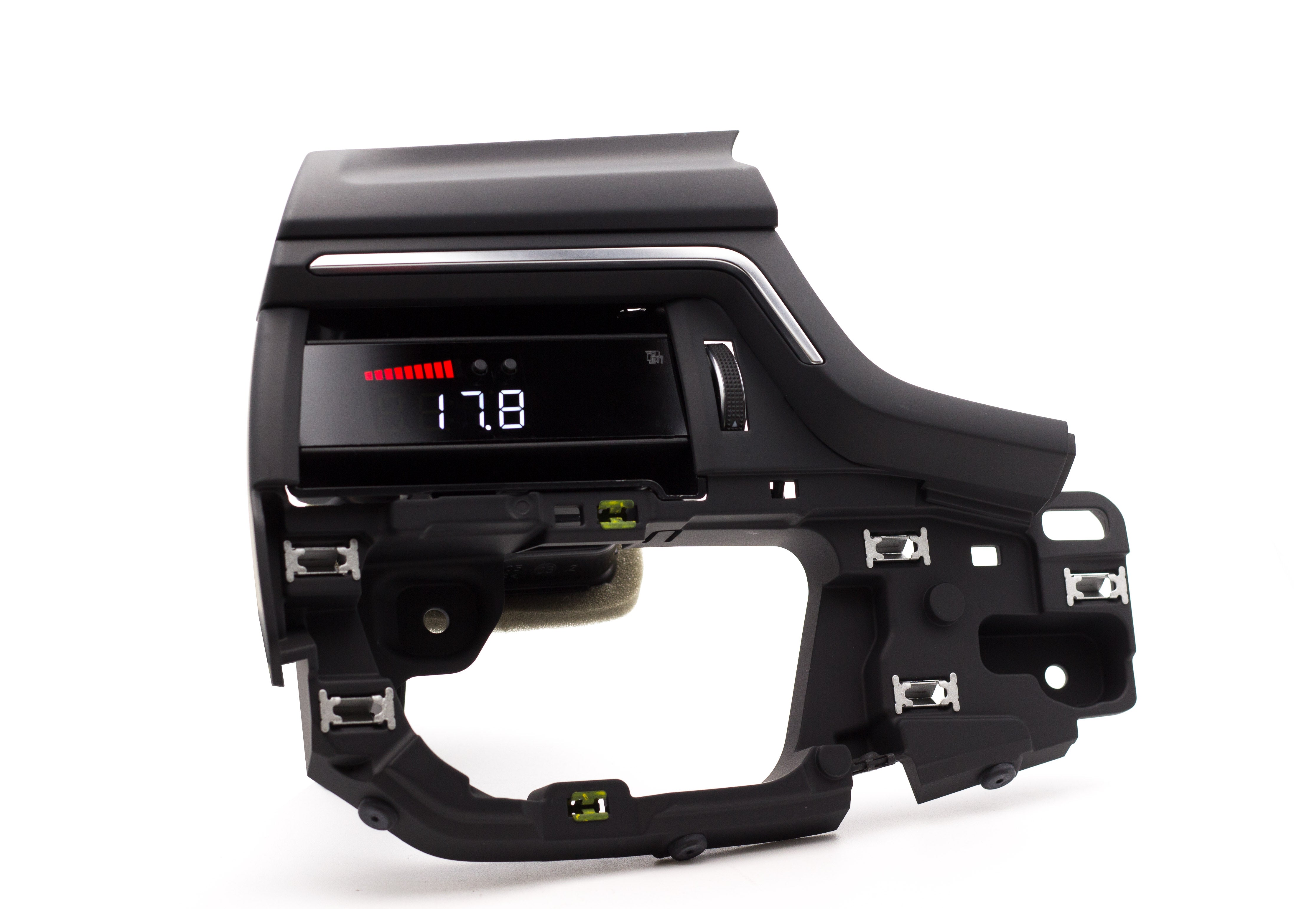 P3 Analog Gauge - Audi B9 (2016-2019) With Vent Red Bars / White Digits