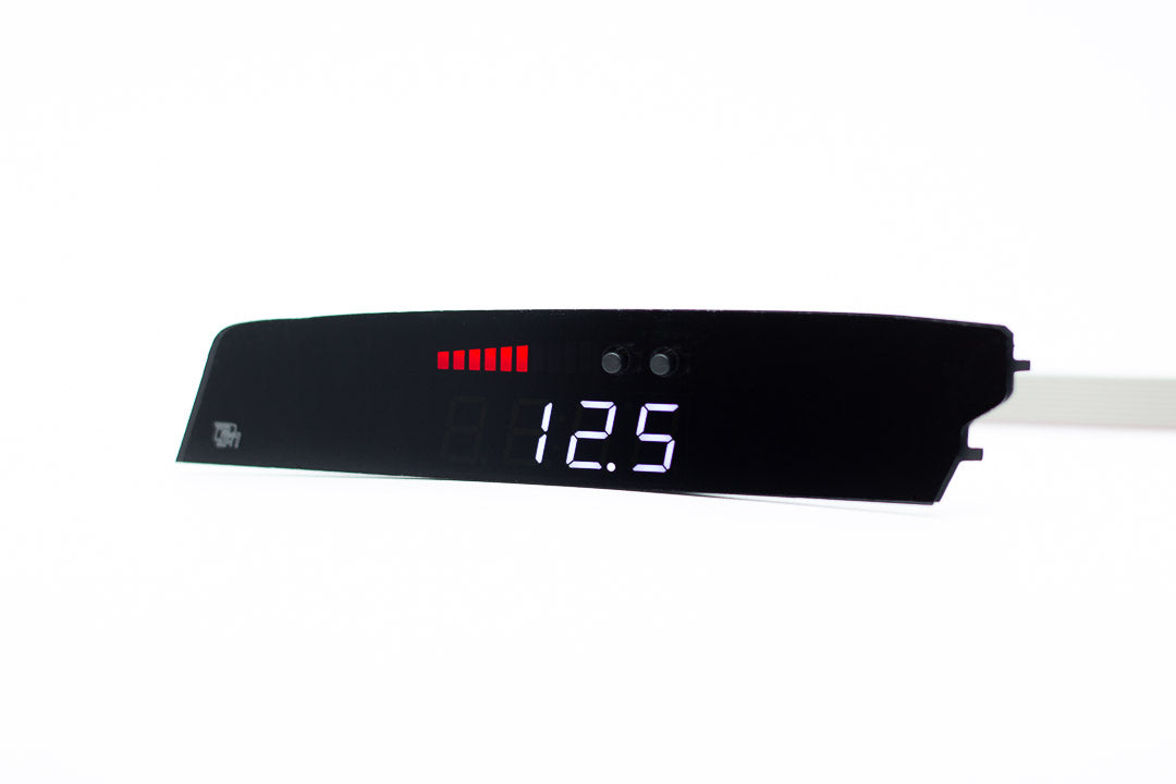 P3 Analog Gauge - Honda Accord 10th Gen (2016-2021) Without Vent Red Bars / White Digits