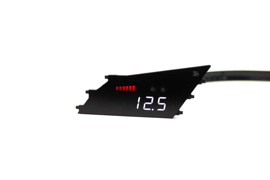P3 Analog Gauge - Honda Civic 10th Gen (2016-2021) Without Vent Red Bars / White Digits