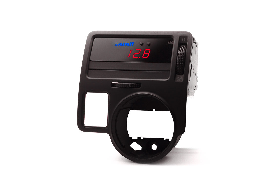 P3 Analog Gauge - VW Golf Mk4 (1997-2004) With Vent Red Bars / White Digits