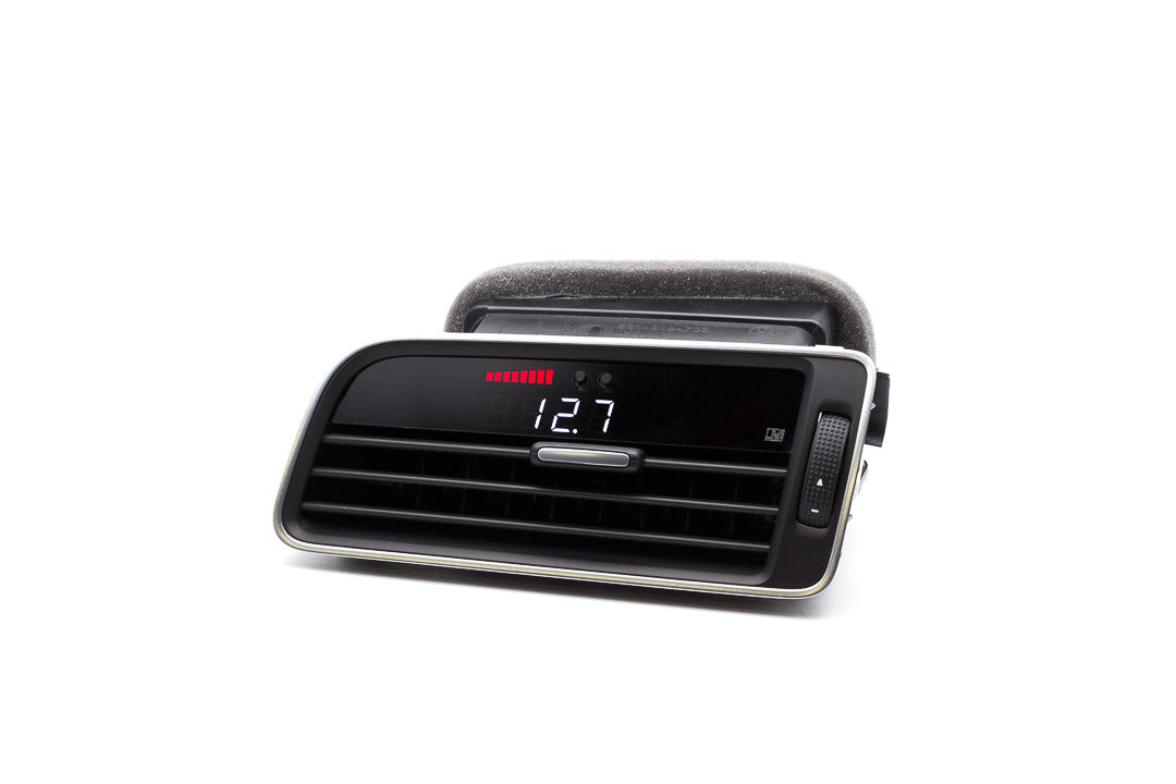 P3 Analog Gauge - VW B7 Passat (2010-2015) With Vent Red Bars / White Digits