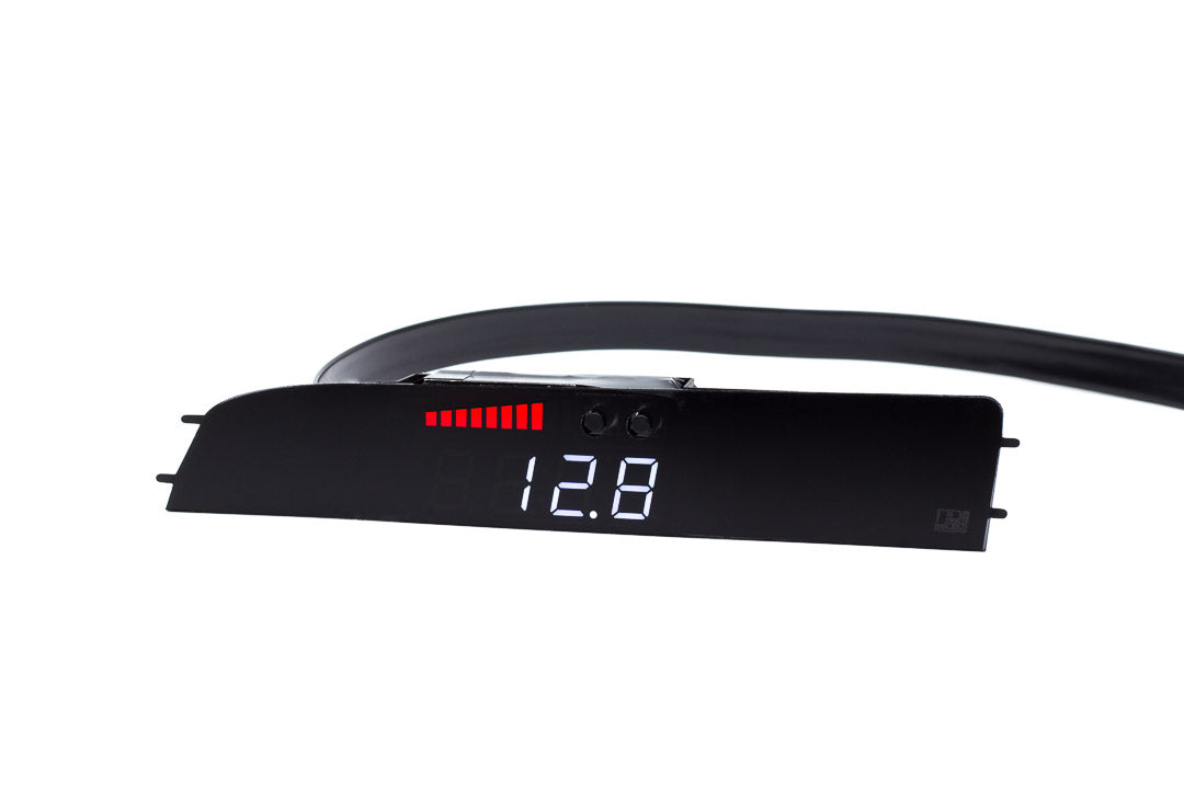 P3 Analog Gauge - VW B8 Passat (2015-2018) Without Vent Red Bars / White Digits