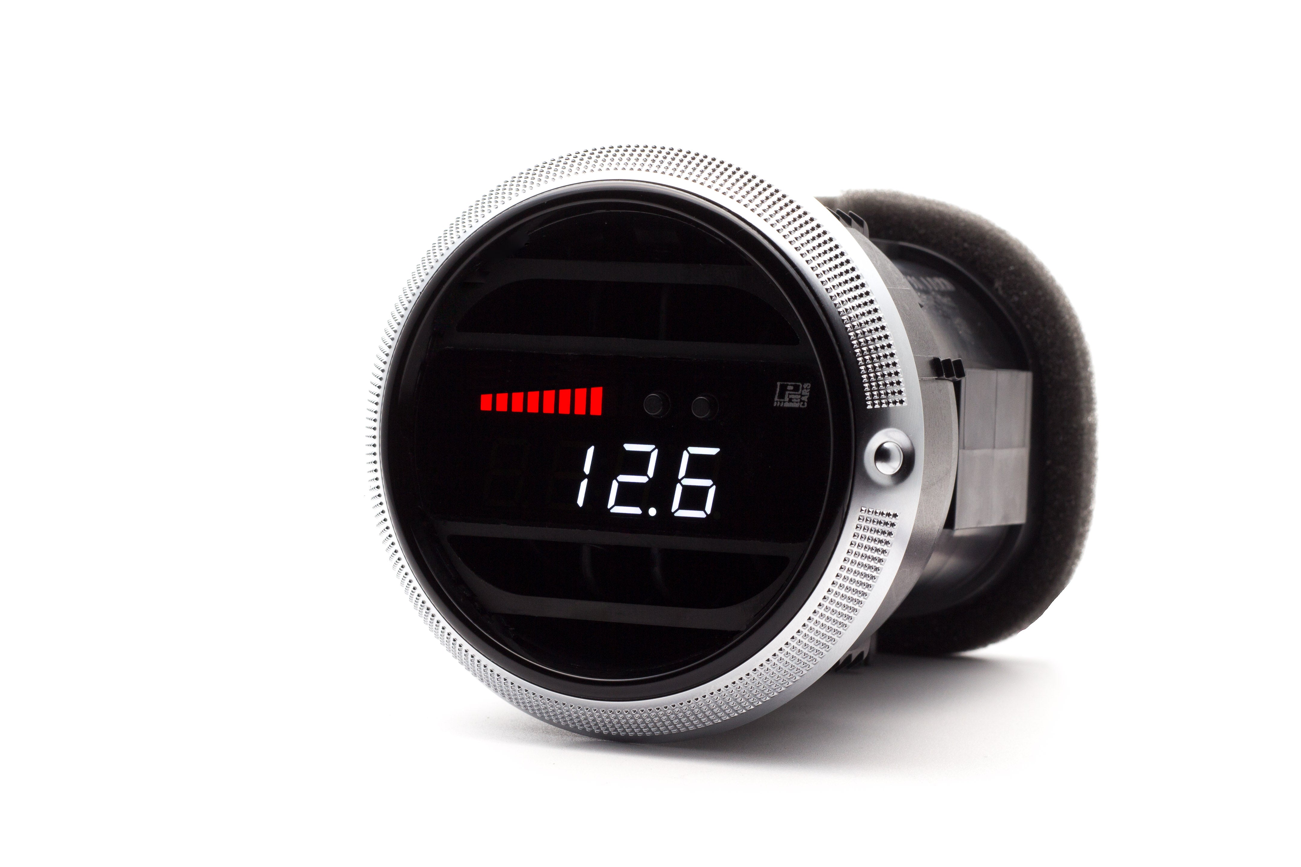 P3 Analog Gauge - Audi A3/S3/RS3 8P (2006-2014) With Vent Red Bars / White Digits
